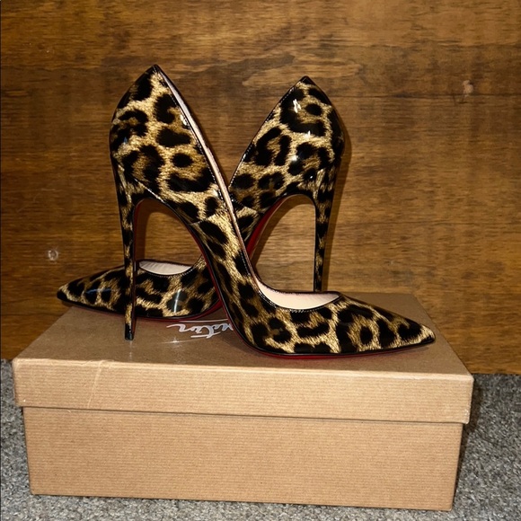 Christian Louboutin So Kate 120 Leopardino - Picture 1 of 12